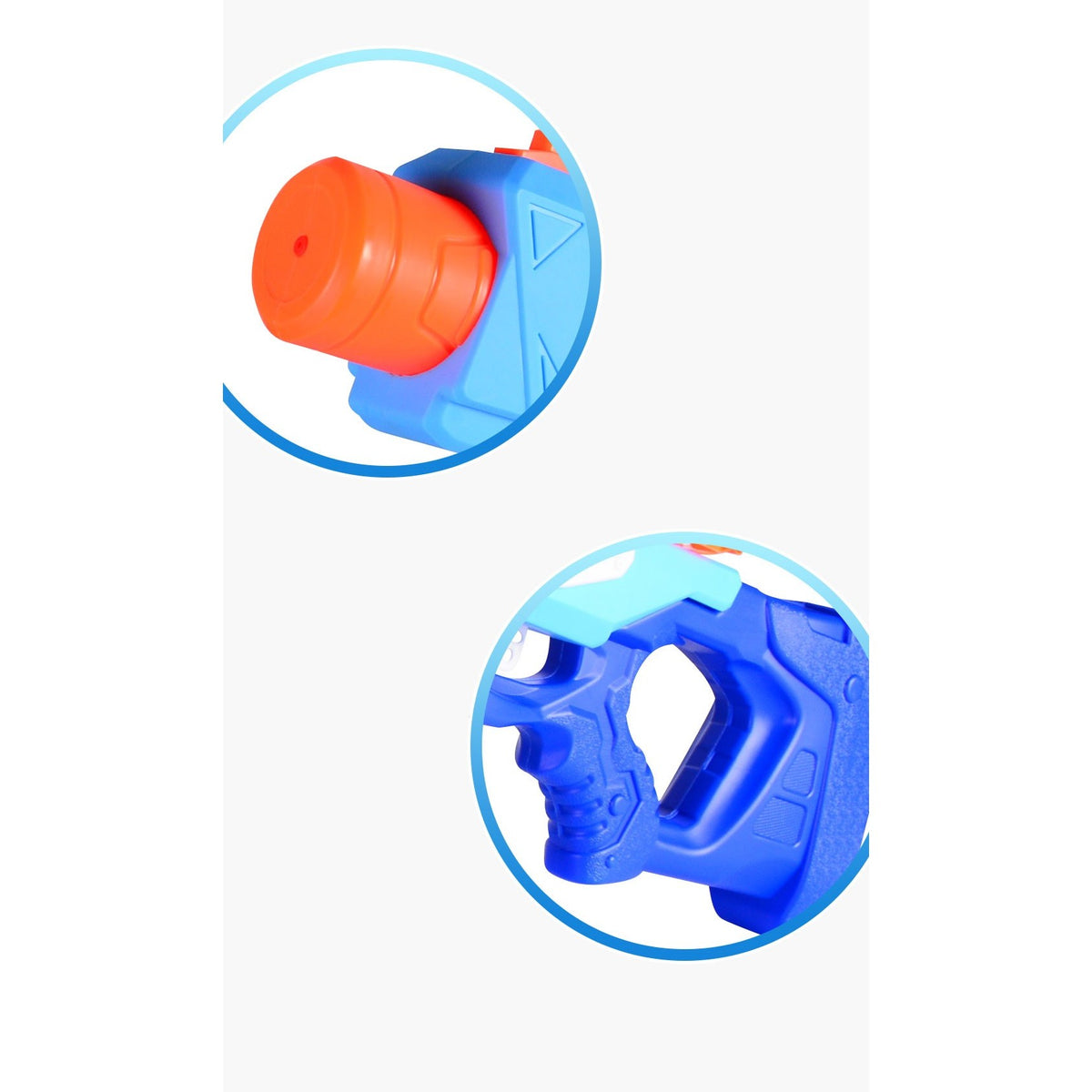 Pistol Cu Apa Pentru Copii Si Adulti, Mecanism Cu Pompa Si Rezervor Mare, Plastic Rezistent, 1200 ML, Albastru, 6 Ani+