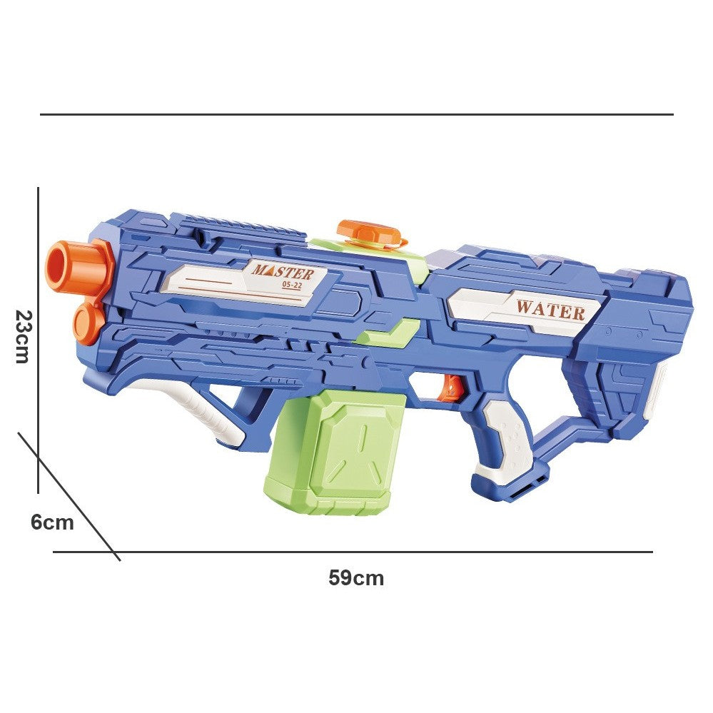 Pistol cu Apa Electric pentru Copii si Adulti, Jet Automat Burst, Baterie Reincarcabila 1200mAh, Rezervor 800ml, 14 Ani+, Albastru/Verde