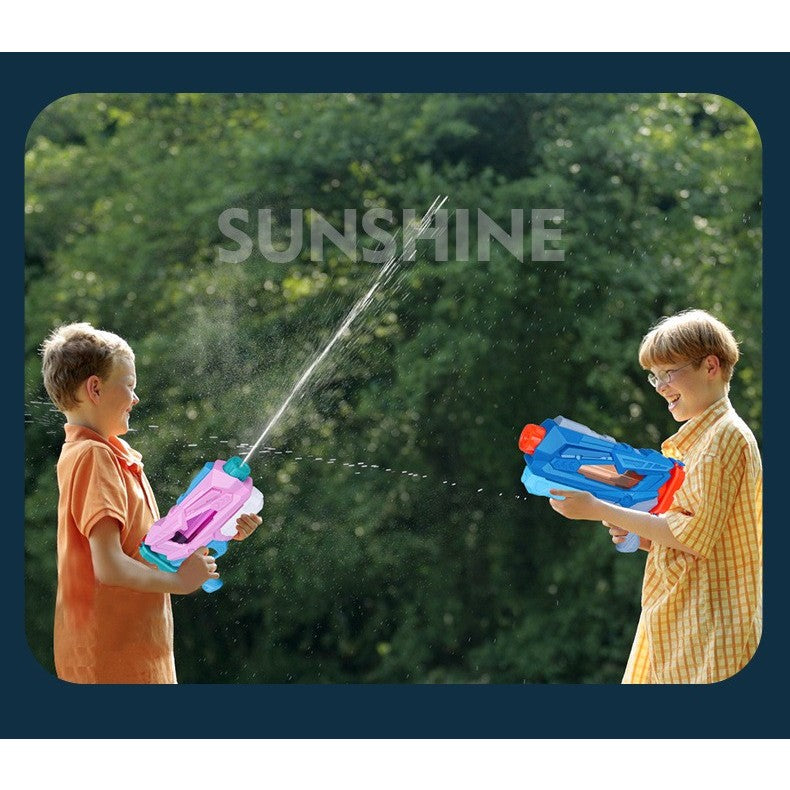 Pistol Cu Apa Pentru Copii Si Adulti, Mecanism Cu Pompa Si Incarcare Rapida, Pentru Piscina Sau Plaja, Roz, 600 ml
