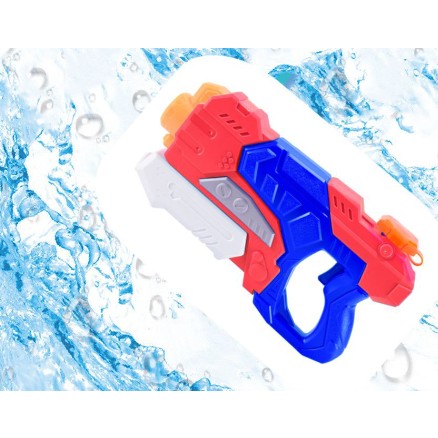 Pistol cu Apa pentru Copii si Adulti, Jucarie de Vara pentru Piscina si Plaja, Mecanism cu Pompa de Presiune, Design Anti-Scurgere, 6 Ani+, Roz/Albastru, 550 ml