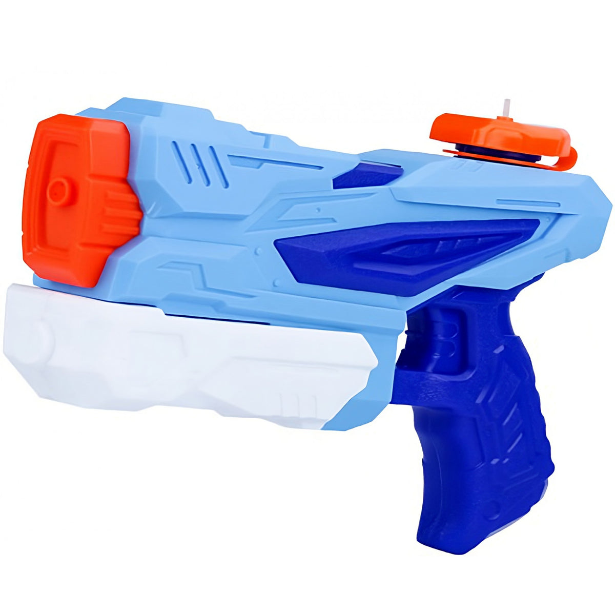 Pistol cu Apa pentru Copii si Adulti, Mecanism cu Pompa de Inalta Presiune si Tragaci, Jucarie de Vara pentru Piscina sau Plaja, Set 4 Bucati, 1x 900 ml + 3x 300 ml, Multicolor