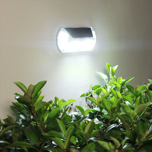 Aplica Solara LED SMD de Perete cu Senzor de Miscare, Lampa Exterior Dreptunghiulara, Protectie IP44, 40 LED-uri, Acumulator 1200mAh, Autonomie 8 Ore, 19.2 x 8.9 cm, Alb Rece