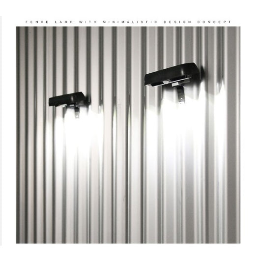 Lampa Solara LED Dreptunghiulara pentru Perete, Senzor de Miscare si Lumina, Rezistenta la Apa IP65, Acumulator 2200mAh, ABS, 18 x 7 cm, Lumina Alb Rece, Negru