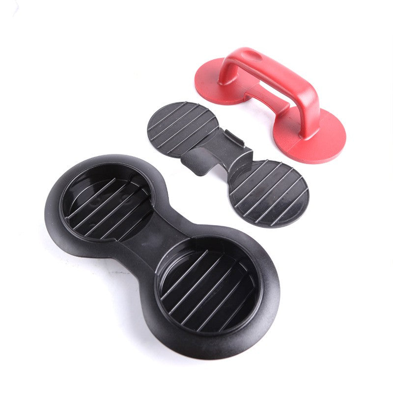 Presa Dubla Pentru Hamburgeri 2 in 1, Forma Umplere Chiftele Cu Baza Antiaderenta Detasabila, Material ABS, 20x10 cm, Negru