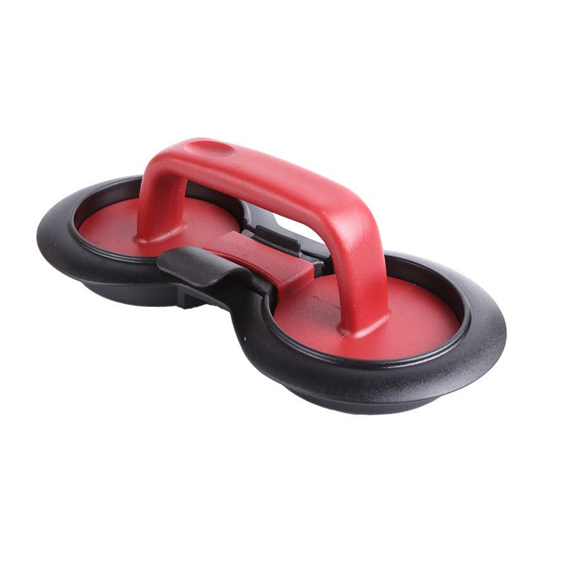 Presa Dubla Pentru Hamburgeri 2 in 1, Forma Umplere Chiftele Cu Baza Antiaderenta Detasabila, Material ABS, 20x10 cm, Negru
