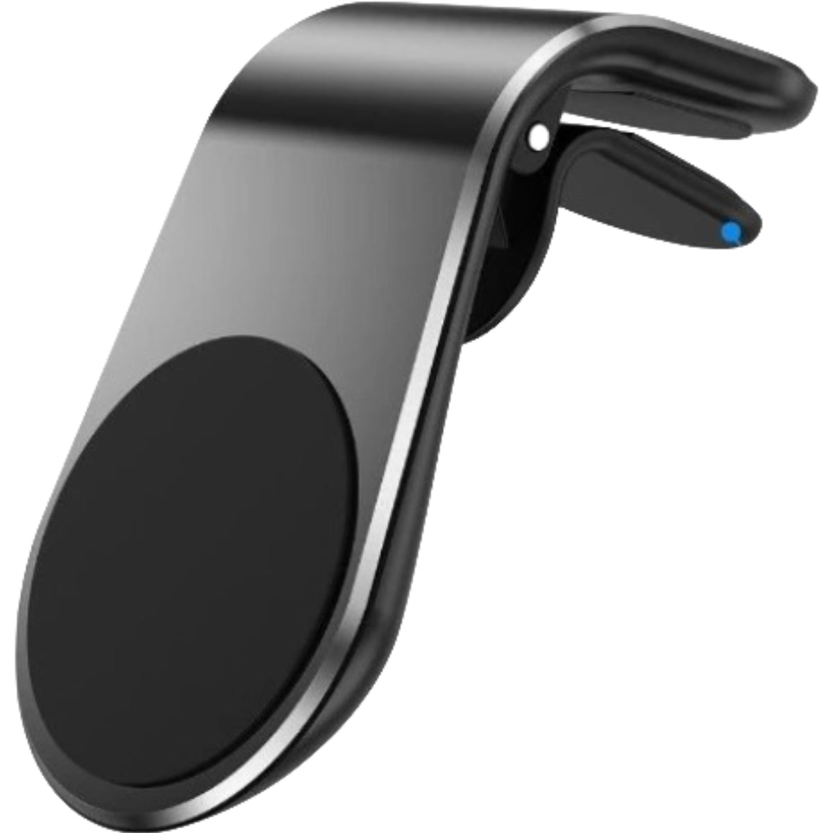 Suport Auto Magnetic Universal pentru Telefon, Tableta si GPS, cu Magneti Neodim Puternici, Fixare pe Grila de Ventilatie, Ajustabil, Negru