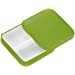 Organizator Medicamente Portabil, Cutie Pastile cu 2 Compartimente, Sistem Glisant Push-Pull, Plastic Fara BPA, Inchidere Etansa, Verde, 2 Bucati
