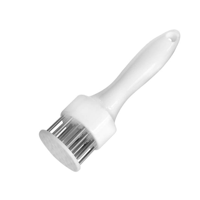 Dispozitiv pentru Fragezit Carnea, 16 Tije din Otel Inoxidabil 304, Perforator Profesional cu Capac de Protectie, 20 cm, Alb