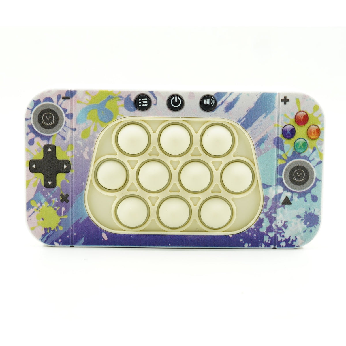 Joc Interactiv Tip Consola Speed Push Whack-A-Mole, Joc de Viteza Pop It cu Nivele, Sunete si Lumini, Material ABS si Silicon, 15.5 x 7.6 x 5.3 cm, Multicolor