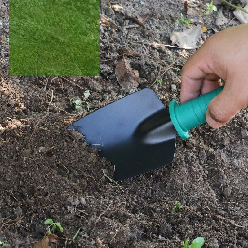 Set Accesorii Pentru Gradinarit, 10 Piese, Otel Inoxidabil, Geanta Depozitare Cu Compartimente, Include Lopeti, Foarfeci Si Pulverizator, 37 x 28 cm, Verde