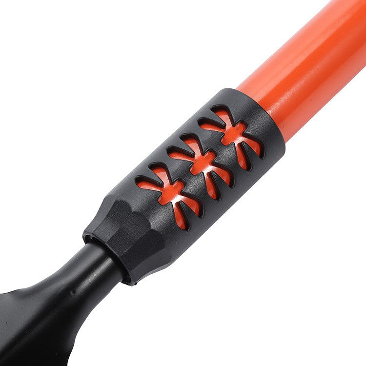 Set 4 Unelte de Gradina pentru Plantare si Prelucrare Sol, Maner Extensibil Telescopic, Otel Carbon Rezistent, Negru
