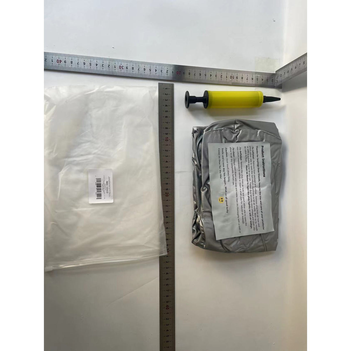 Bar Gonflabil si Suport de Pahare Plutitor pentru Piscina, 8 Compartimente pentru Gustari si Bauturi, Pompa Inclusa, PVC Rezistent, Gri, 25x18.5x4 cm