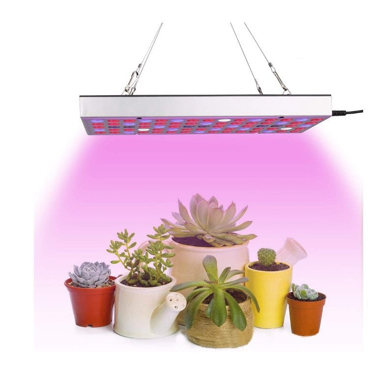 Lampa LED Crestere Plante, Spectru Complet Red Blue UV IR, Panou Iluminat Interior, Material ABS cu Agatatoare, 15W, 25 x 25 cm, Multicolor