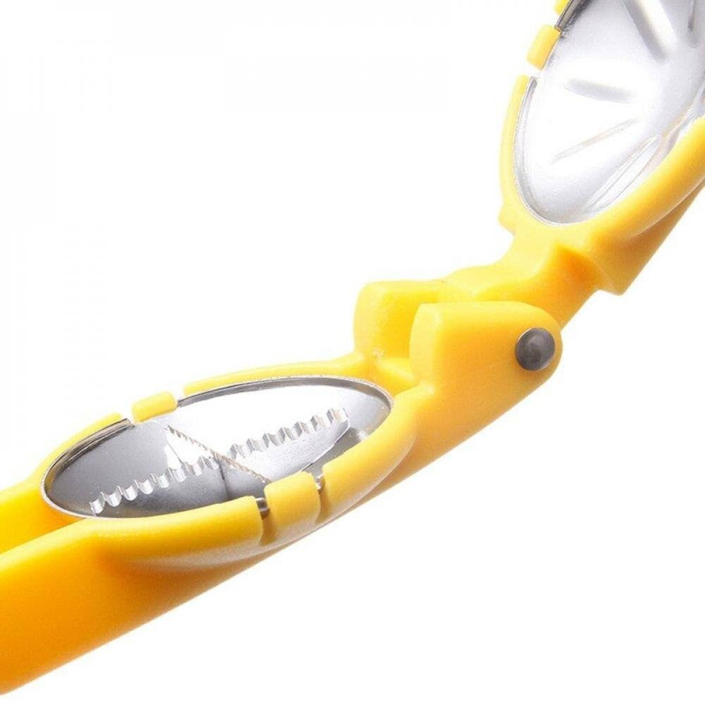 Dispozitiv Pentru Spart Nuci Si Castane, Cleste Manual Cu Maner Ergonomic, Otel Si ABS, 17.5 x 5.5 x 5 cm, Galben