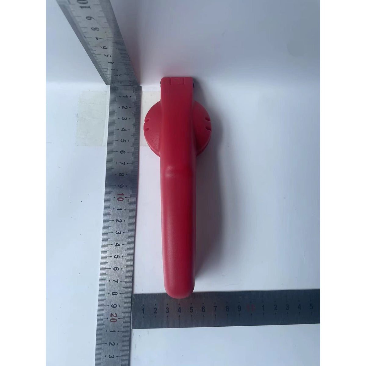 Dispozitiv pentru Spart Nuci si Castane, Cleste Multifunctional cu Maner Ergonomic, Otel Inoxidabil si ABS, 17.5 x 5.5 x 5 cm, Rosu