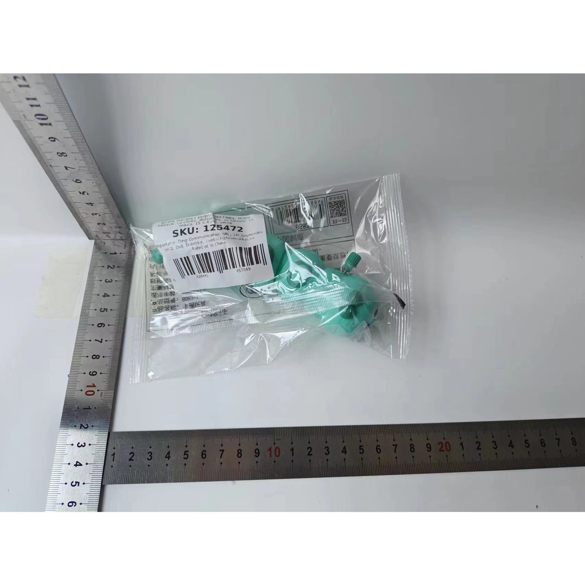 Jucarie Mecanica Omidă, Cu Cheiță Pentru Dezvoltare Motorie, Plastic, 15 x 4 cm, Verde