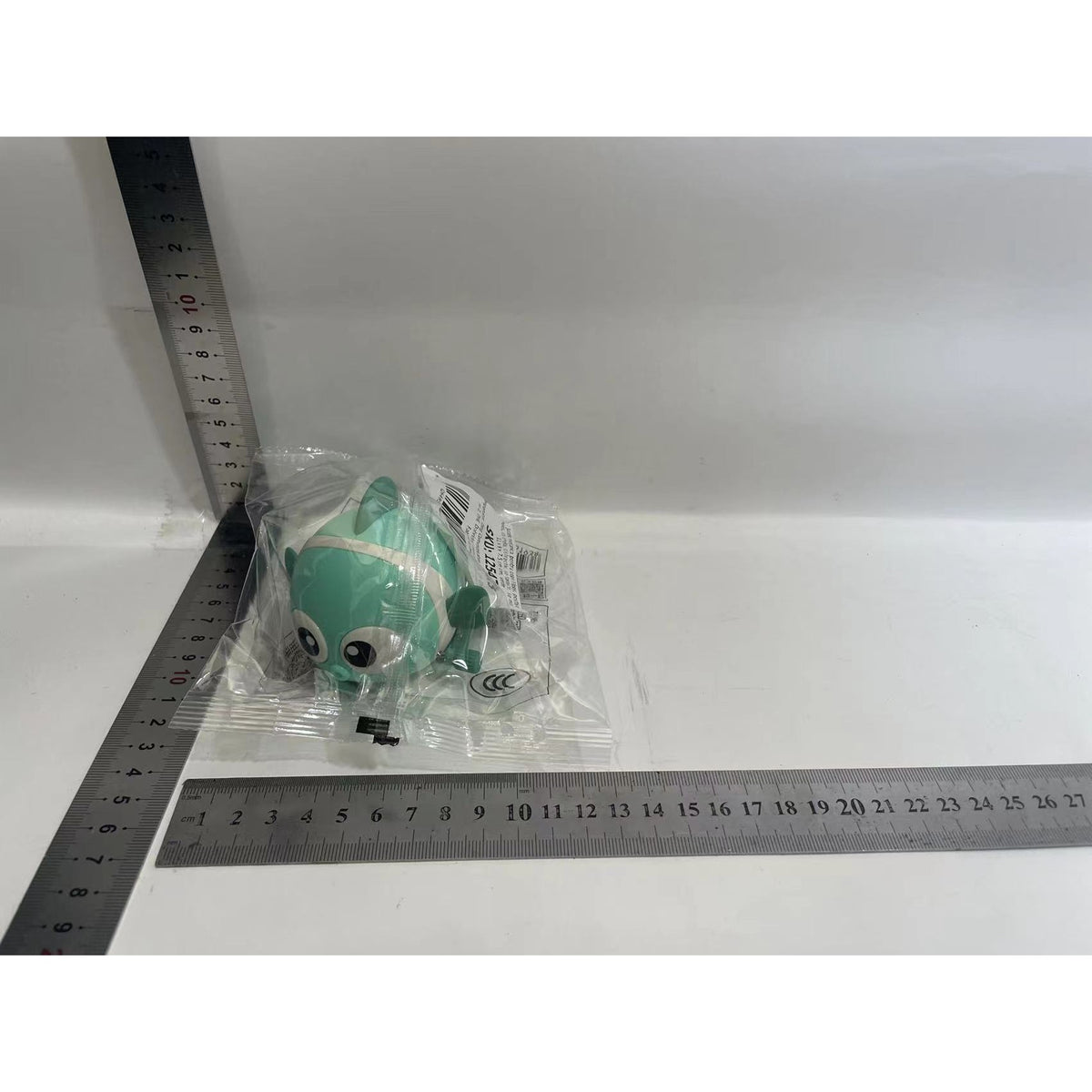 Jucarie Mecanica Pestisor, Cu Cheita Pentru Dezvoltarea Motorie, Plastic, 11 x 9 x 7.5 cm, Verde