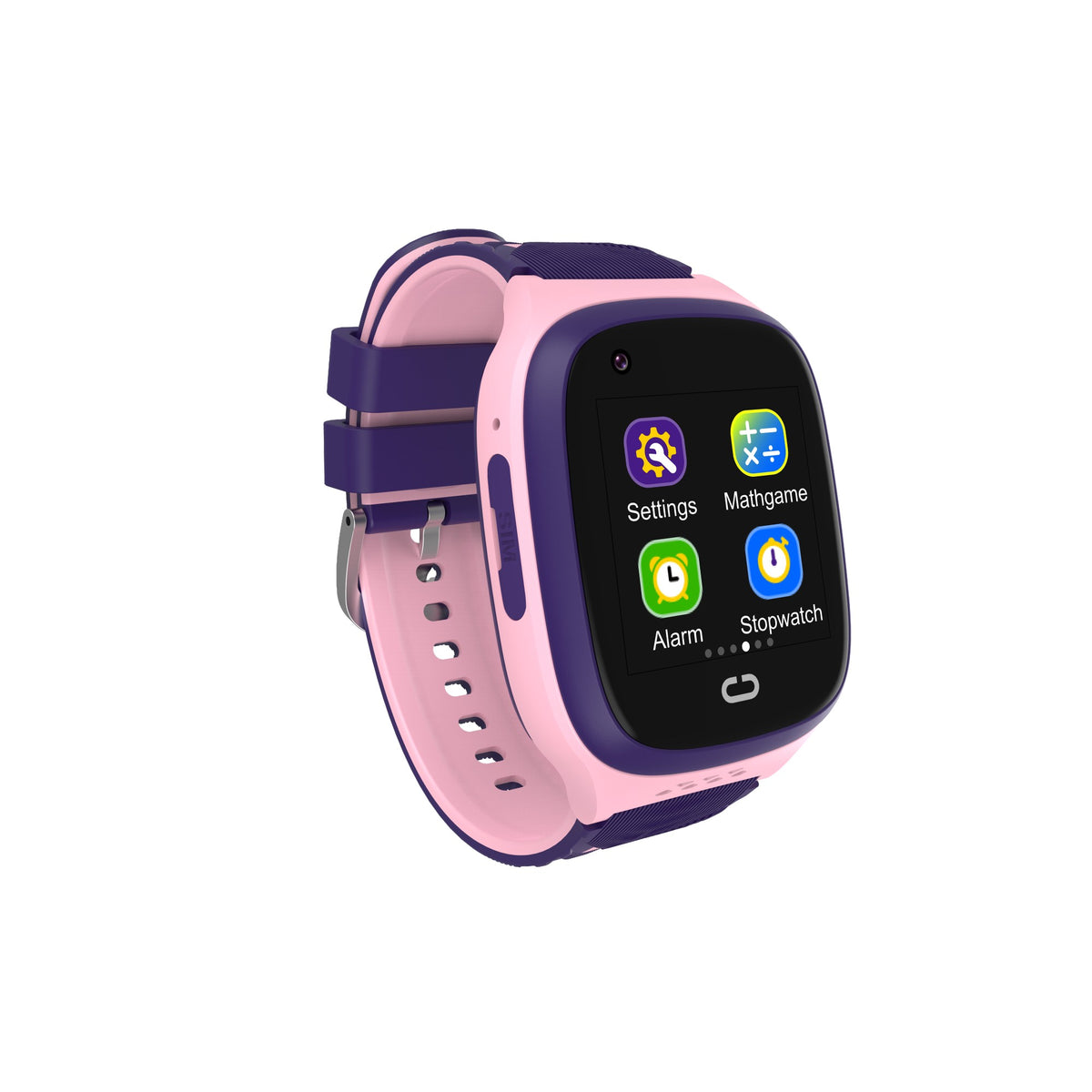 Ceas Smartwatch Pentru Copii LT31E, Tehnologie 4G, Localizare GPS, WIFI si LBS, Functie Telefon, Apel Video, Buton SOS, Monitorizare Spion, Rezistent la Apa IP67, Baterie 750 mAh, Mov/Roz