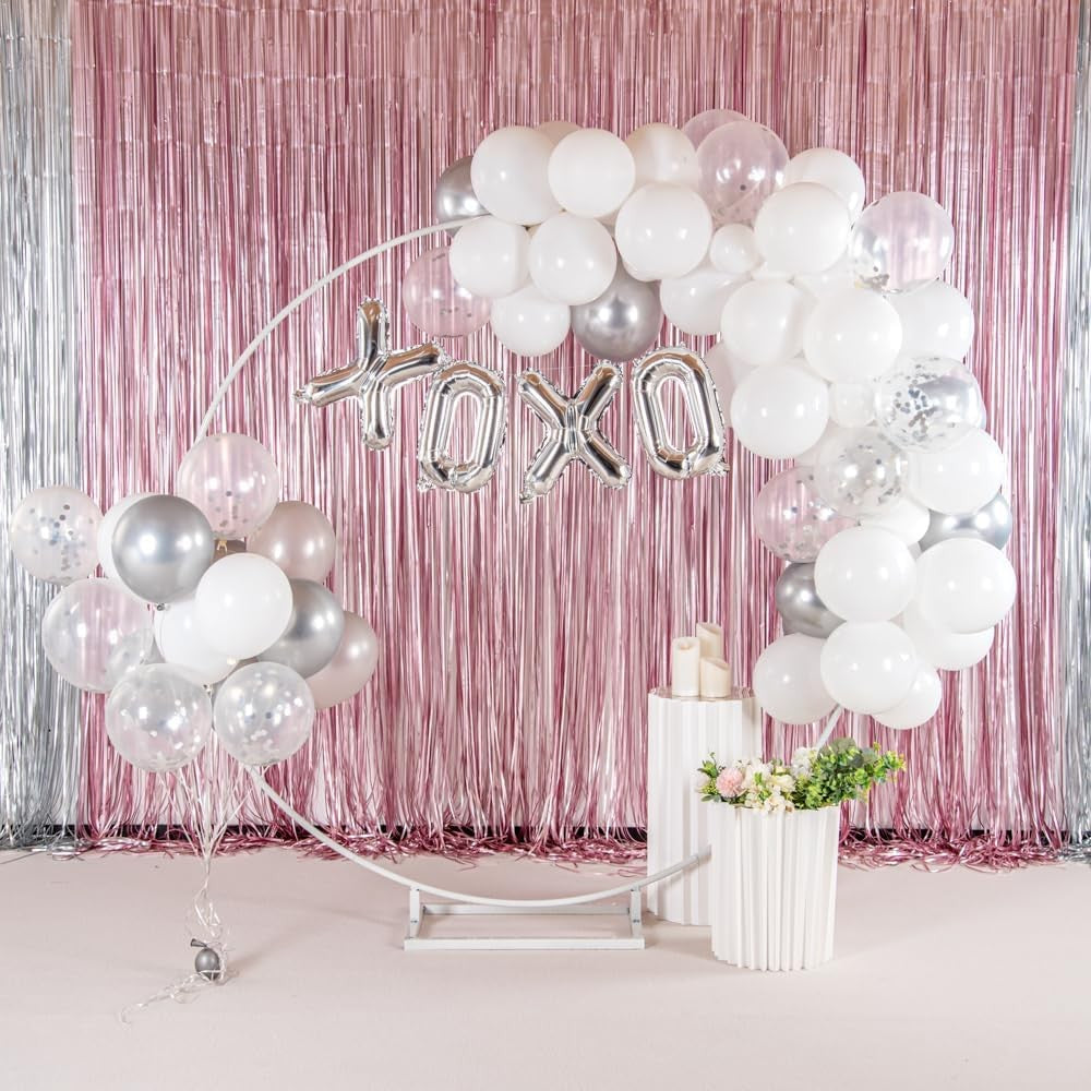 Balon Folie Metalizata Litera O, Decoratiuni Petrecere, Umflare Heliu sau Aer, Material Rezistent, Argintiu, 40 cm