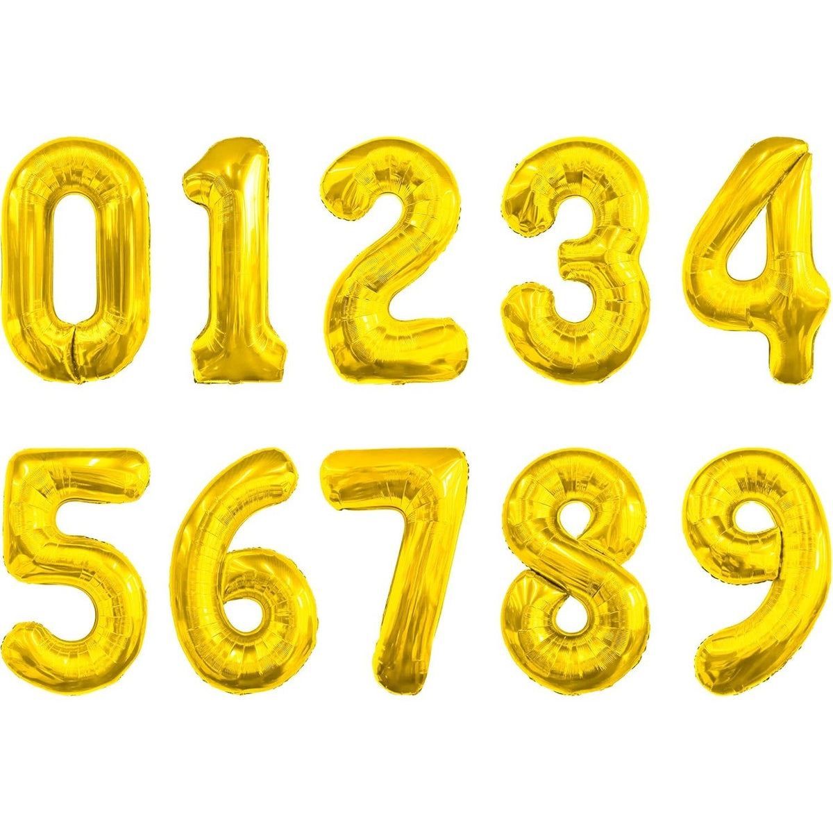 Balon Aniversar Cifra 8, Figurina din Folie Metalizata, Umflare cu Aer sau Heliu, Include Pai, Inaltime 100 cm, Auriu