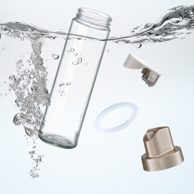 Dispenser Pentru Ulei Si Otet, Deschidere Automata Gravitationala, Recipient Din Sticla Si ABS, Protectie Anti-Scurgere, 500 ml, Gri