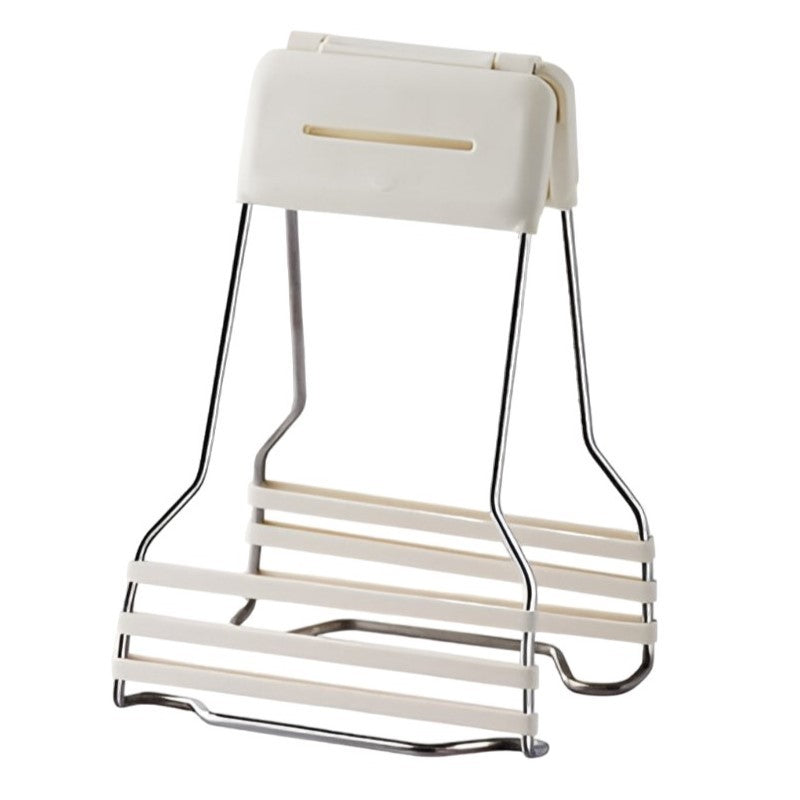 Clemă pentru Boluri și Veselă Fierbinte, Anti-Alunecare și Anti-Opărire, Oțel Inoxidabil și Silicon, 17.6x11.5x5.15 cm, Gri