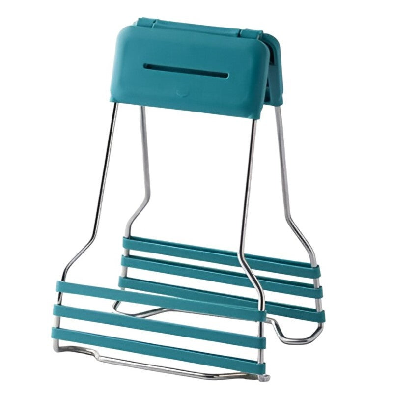 Clemă Pentru Boluri Și Farfurii Fierbinți, Dispozitiv Anti-Opărire și Anti-Alunecare, Oțel Inoxidabil și PP, 17.6x11.5x5.15 cm, Gri/Verde