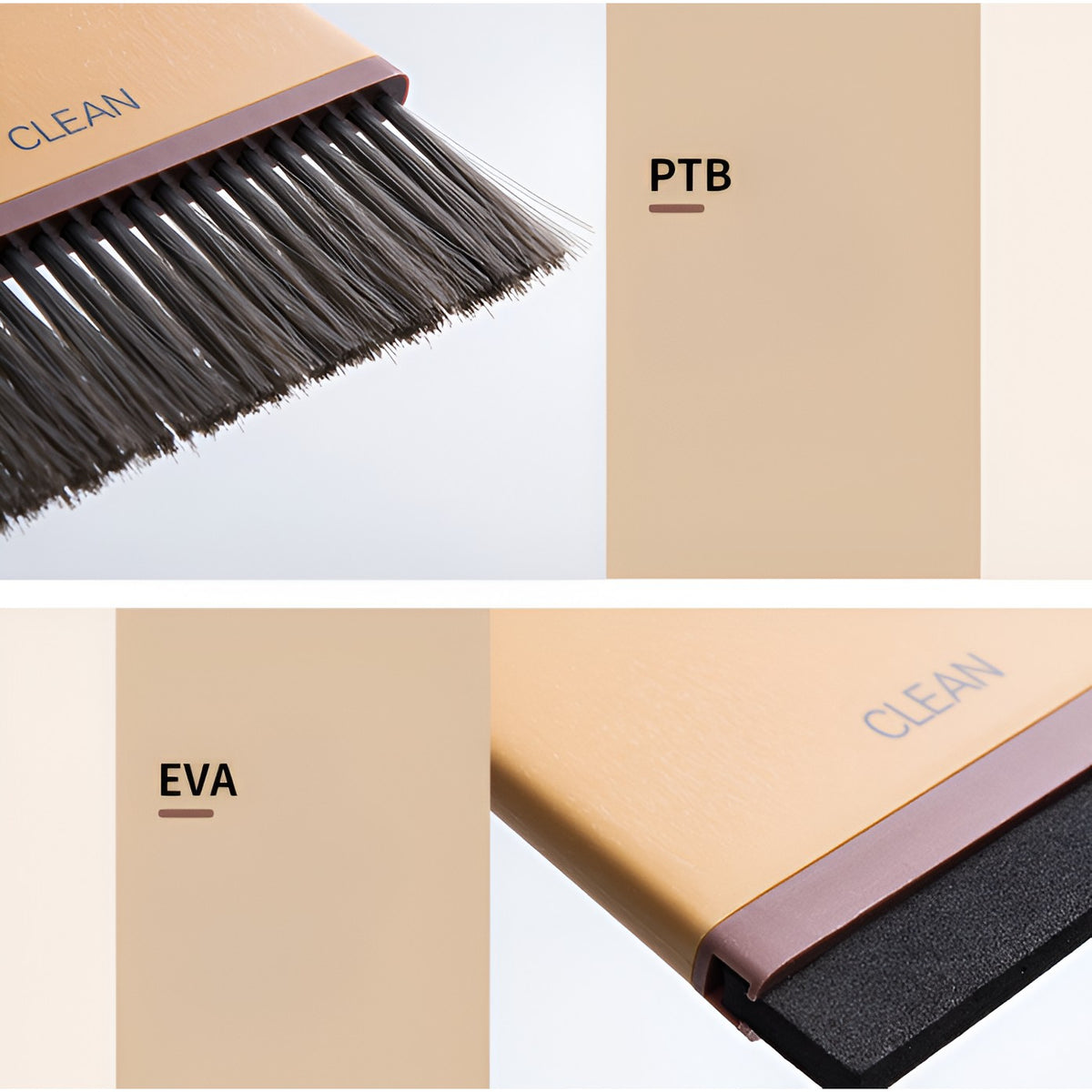 Set Mini Matura si Faras pentru Birou si Bucatarie, Kit Portabil de Curatare Suprafete si Spatii Inghuste, Polipropilena, 19.5x13.8x3.6 cm, Galben