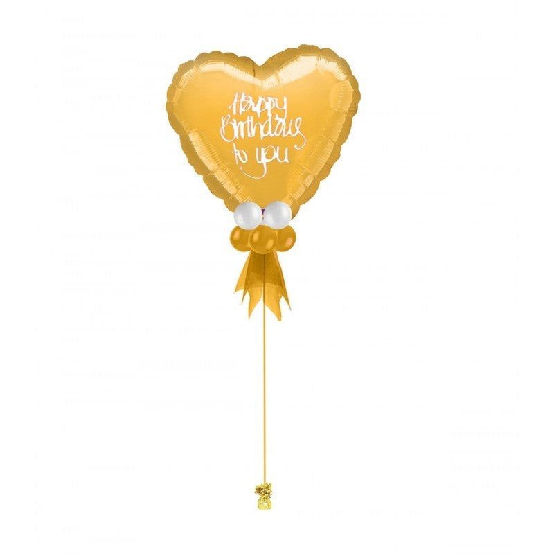 Greutate Pentru Baloane Cu Heliu, Decorativa Cu Franjuri Din Folie PET, Cu Inel De Prindere, 170 g, 13 x 5 x 3 cm, Auriu