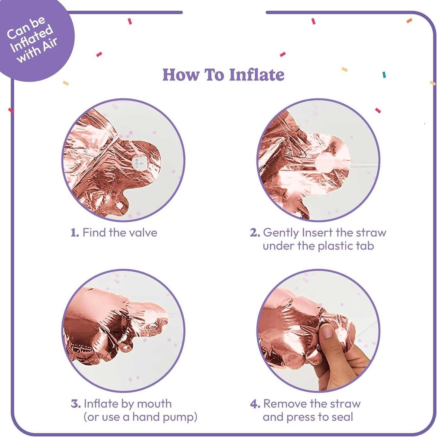 Set Baloane Happy Birthday, Baloane Party Aniversare din Folie Metalizata, Umflare Aer sau Heliu, Include Pai, 2 Piese, Albastru, 45x85 cm si 45x124 cm