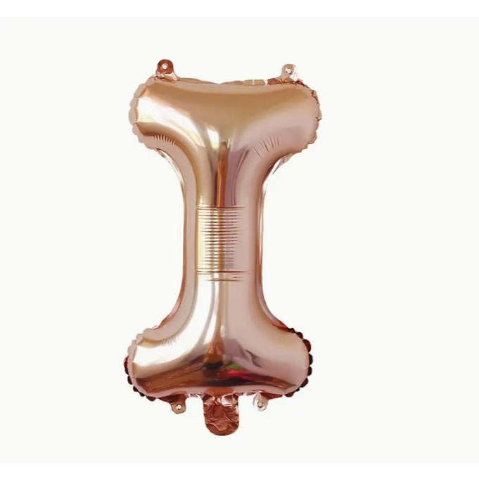 Set Baloane Litere Bride, Balon Folie Metalizata Petrecere Burlacite, Umflare Aer sau Heliu, Roz, 100 cm