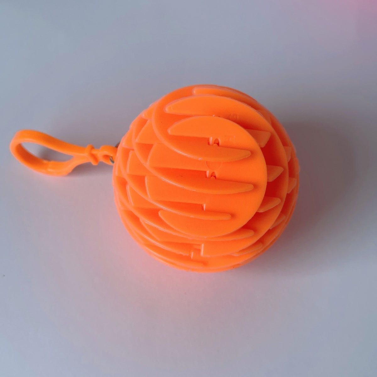 Jucarie Worm Fidget, Anti Stres Decompresie, Plastic, Portocaliu, 6-15.5 cm
