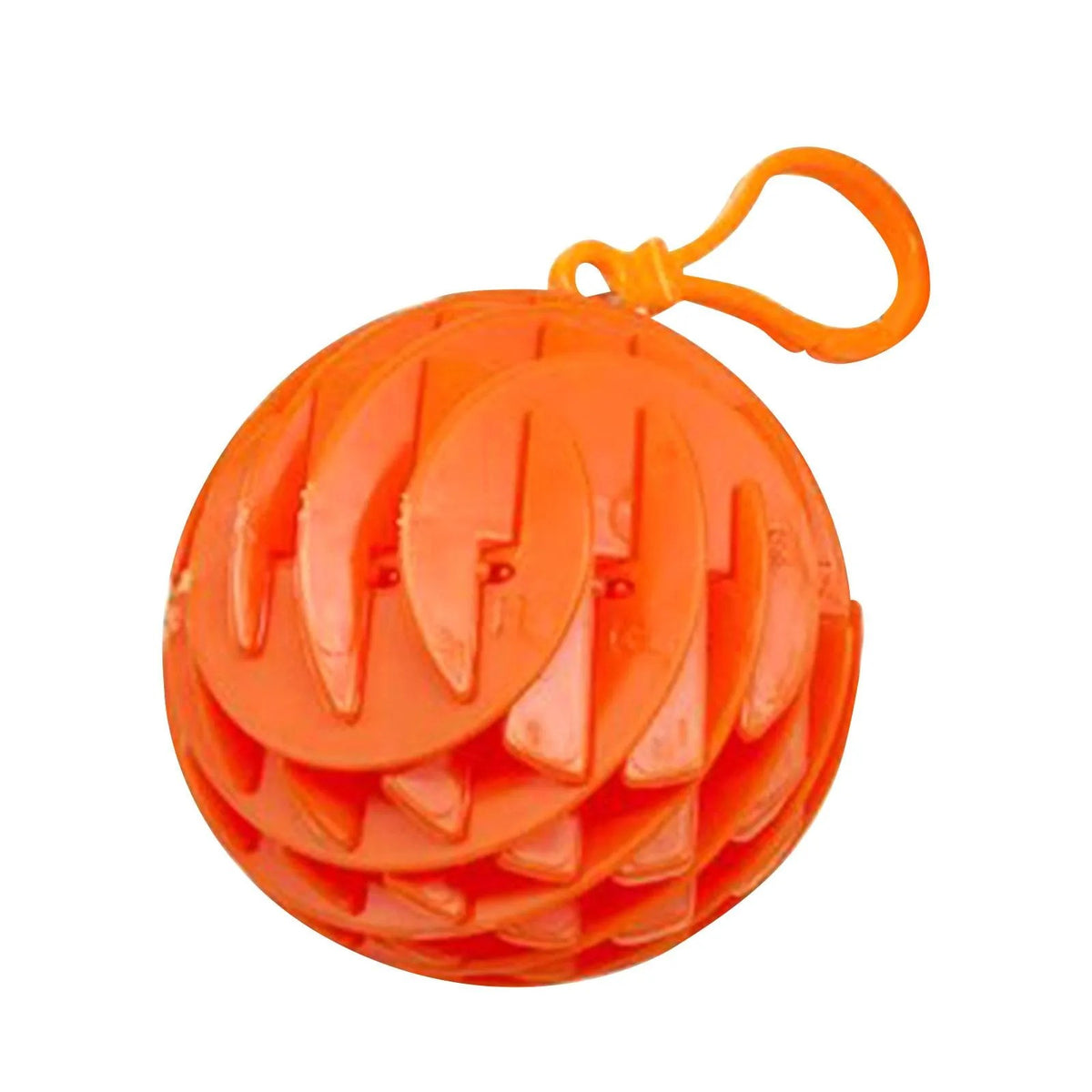 Jucarie Worm Fidget, Anti Stres Decompresie, Plastic, Portocaliu, 6-15.5 cm