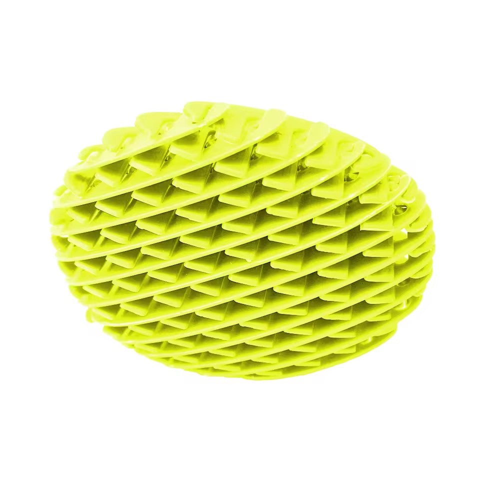 Jucarie Worm Fidget Decompresie, Anti Stres, Plasa Elastica, Plastic, 10-24.5 cm, Galben
