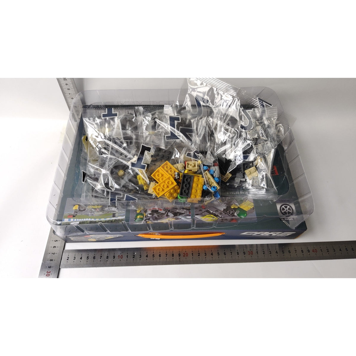 Set de Construcție Mașină de Curse Technical Racing, Model Sport cu Pilot și Roți Detașabile, Plastic ABS, 341 Piese, Gri, 14.4x5.6x4.5 cm