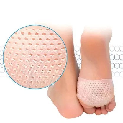 TootsyPad, Set 2 Branturi Metatarsiene si Separator Degete, Pernute Protectie Talpa din Silicon Gel, Corector Hallux Valgus, Ameliorare Durere, Marime Universala, Crem