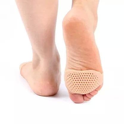 TootsyPad, Set 2 Branturi Metatarsiene si Separator Degete, Pernute Protectie Talpa din Silicon Gel, Corector Hallux Valgus, Ameliorare Durere, Marime Universala, Crem