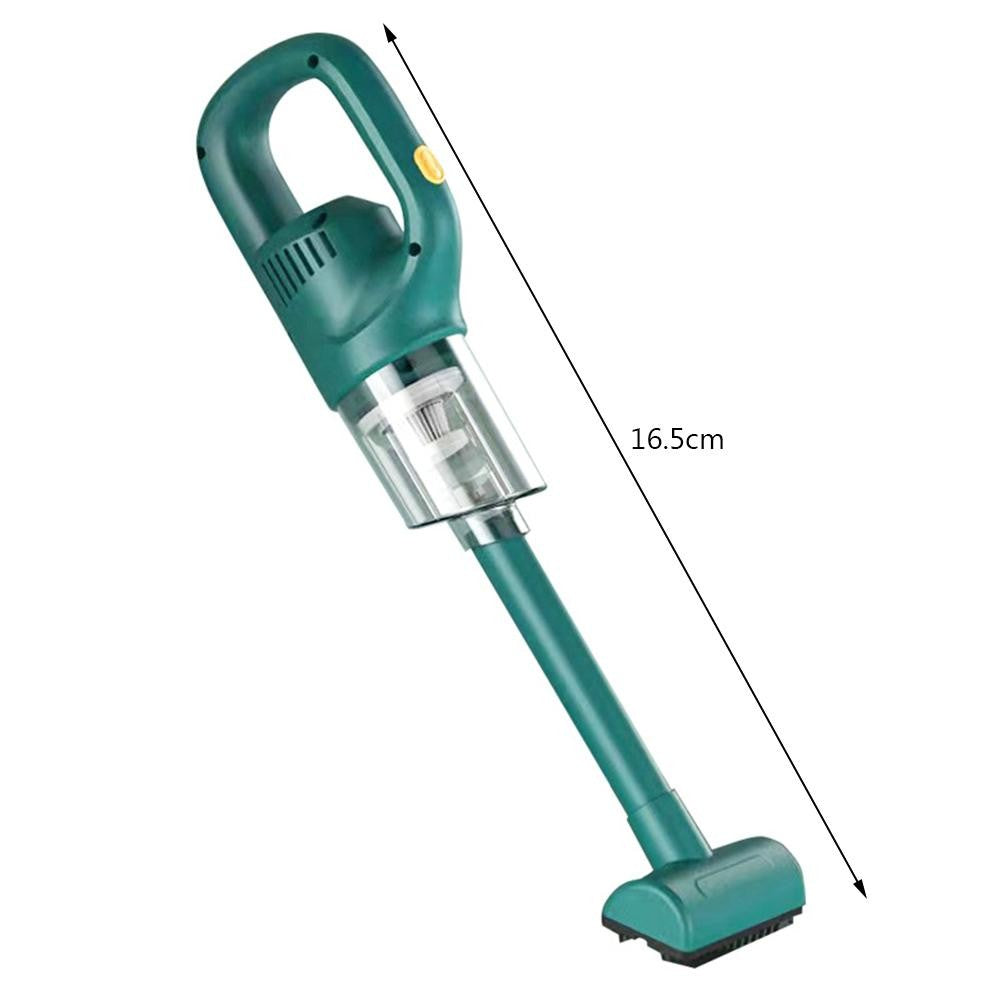 Aspirator Portabil Fara Fir, Putere 120 W si 50 kPa, Incarcare USB, Autonomie 45 min, Pentru Casa si Masina, Verde