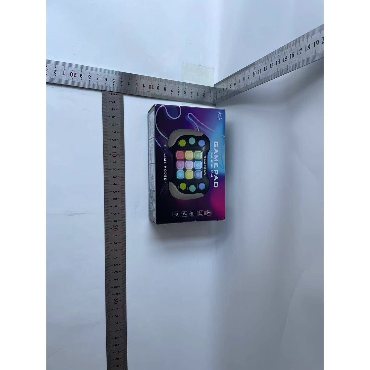 Jucarie Interactiva Tip Consola Pop It, 5 Moduri de Joc si 600 Niveluri, Joc Educativ cu Lumini RGB si Muzica, Plastic ABS fara BPA, +3 Ani, Verde/Gri