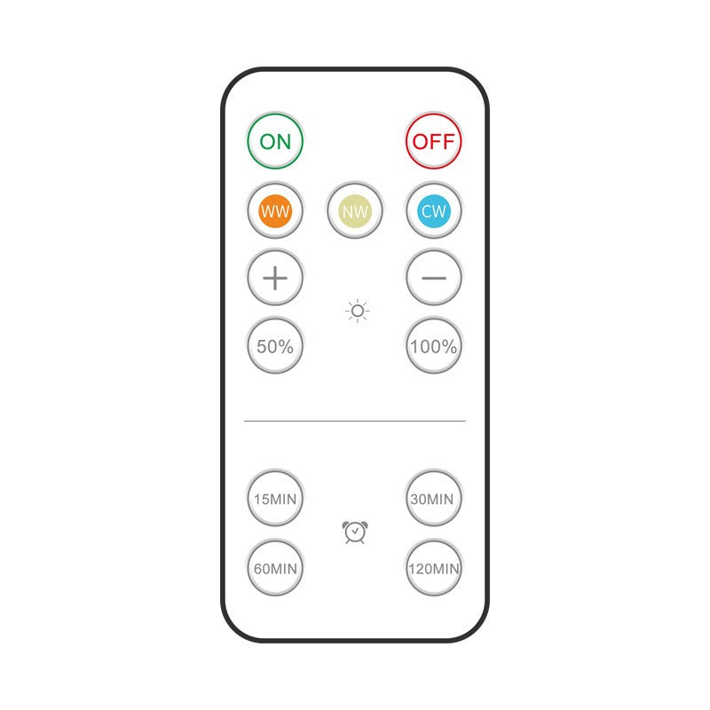 Set de 3 Lampi LED Fara Fir, Iluminare Personalizata cu 3 Culori si Intensitate Reglabila, Telecomanda cu Temporizator, Plastic, Alb