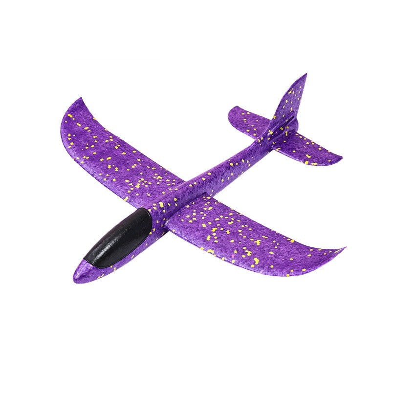 Avion Planor Cu Funcție De Slalom, Jucărie De Zbor În Aer Liber, Poliester, 48 cm, Violet