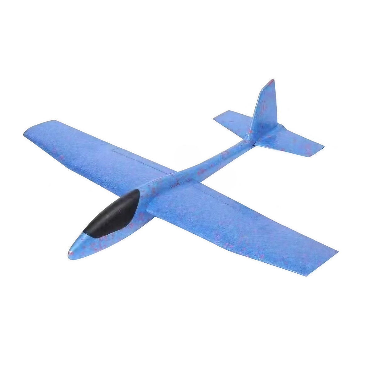 Avion Planor Pentru Cascadorii, Zbor Distanta Pana la 20m, Polistiren, 85 cm, Albastru