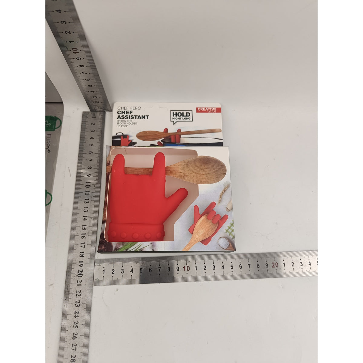 Suport Capac Anti-Varsare si Suport Lingura pentru Oala, Design Forma Deget, Silicon Termorezistent, Ecologic, Usor de Curatat, 10.5 x 8.7 cm, Rosu
