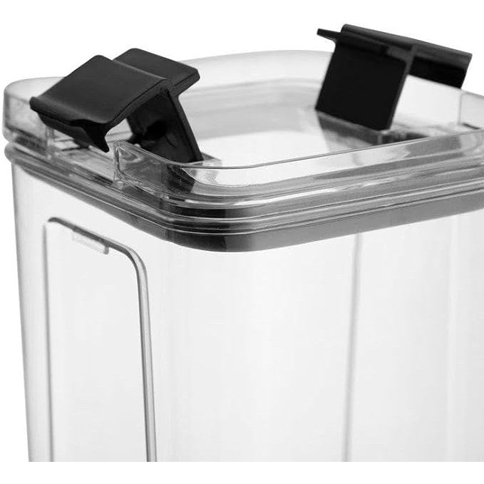 Set Recipiente Depozitare Alimente, Organizatoare Bucatarie cu Inchidere Ermetica, Plastic fara BPA, Transparent, 4 Bucati, 350 ml, 1300 ml, 2700 ml, 4600 ml
