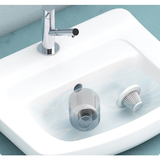 Aspirator Portabil Fara Fir K7, Putere 9000PA si 120W, Tip Pistol, Filtru HEPA, Incarcare USB, Autonomie 30 Min, 300 g, Alb