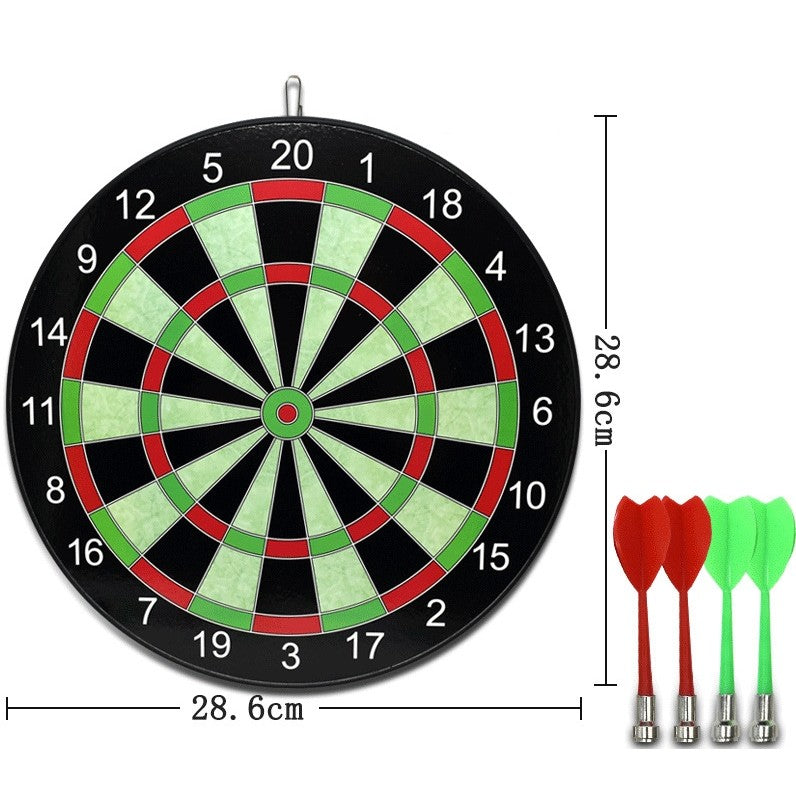 Set Joc Darts Magnetic Cu Două Fețe, Tablă De Joc Clasică Pentru Copii Și Adulți, Include 4 Săgeți Magnetice, Multicolor, 28.6 x 28.6 cm