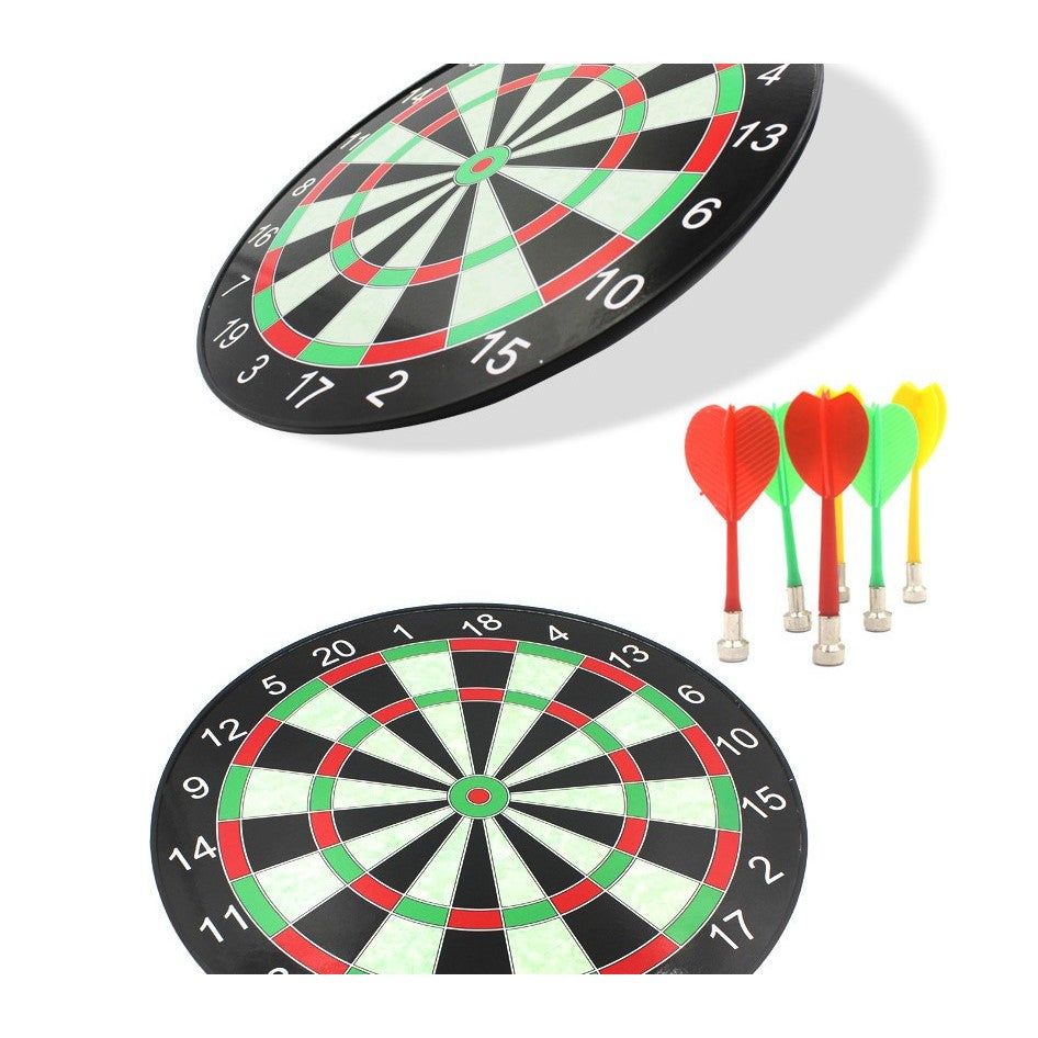 Set Joc Darts Magnetic Cu Două Fețe, Tablă De Joc Clasică Pentru Copii Și Adulți, Include 4 Săgeți Magnetice, Multicolor, 28.6 x 28.6 cm
