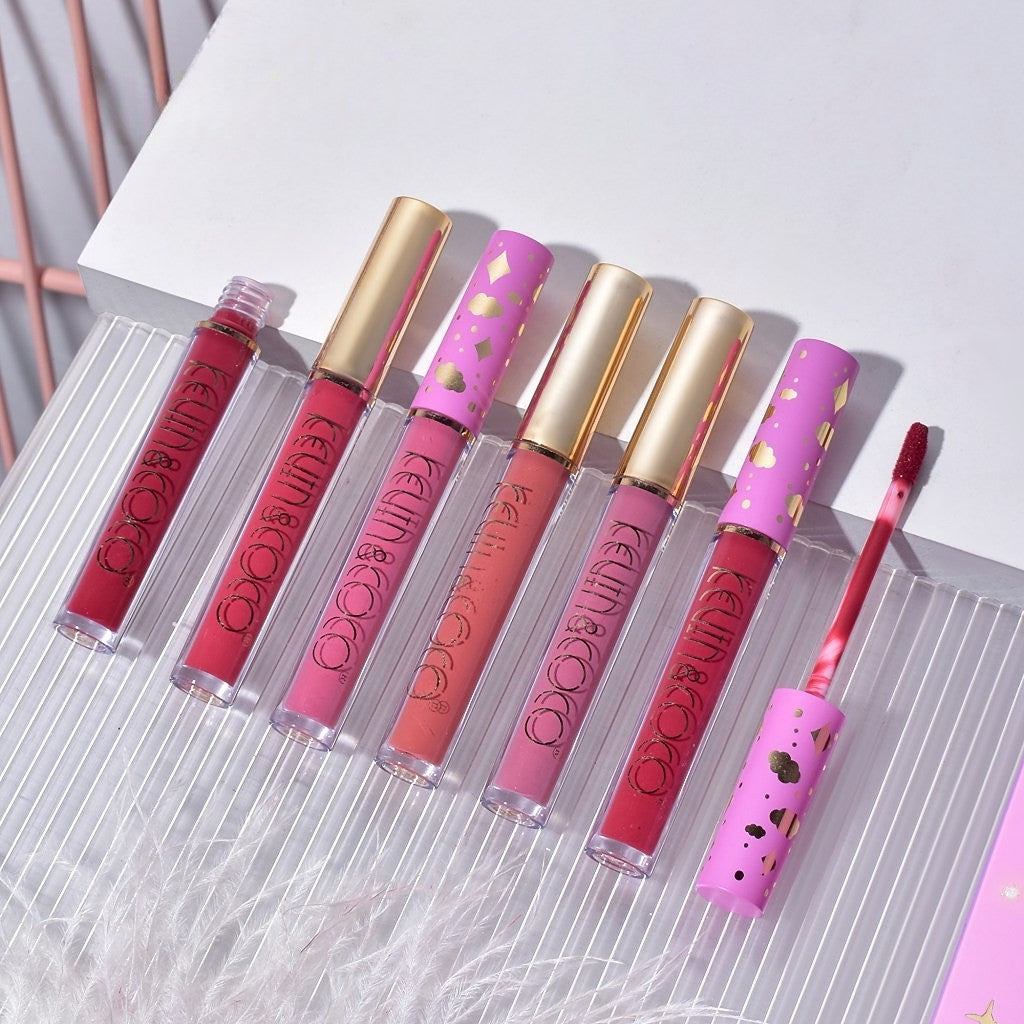 Kevin & Coco Set Machiaj Complet Violet Fairy, Trusa Cosmetice cu 42 Farduri Ochi, 3 Blush, 6 Rujuri si 6 Iluminatoare, Formule Pigmentate si Cruelty-Free, 51 Culori, 19.5 x 24.5 x 2.5 cm