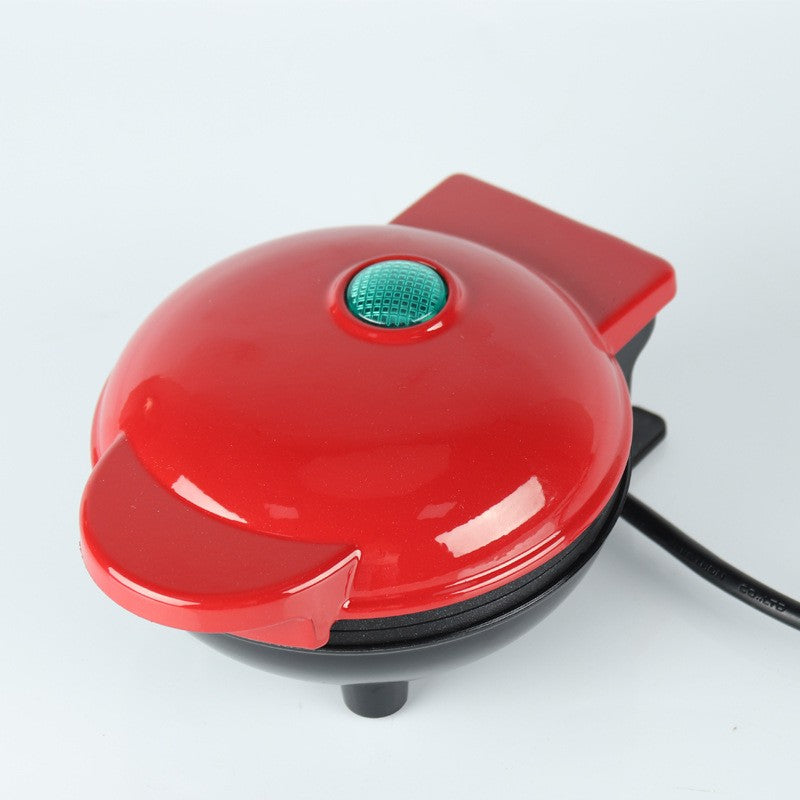 Mini Aparat De Vafe, Plita Electrica Multifunctionala Cu Suprafata Antiaderenta, Incalzire Rapida Pe Doua Fete, ABS Si Metal, 18x14.5x9.3 cm, Rosu