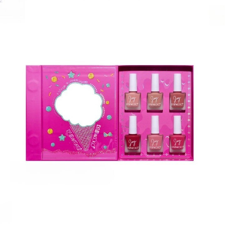 Kevin&Coco, Set 6 Blush-uri Lichide Ice Cream, Pigmentate, 19.1 x 15.1 x 3.4 cm